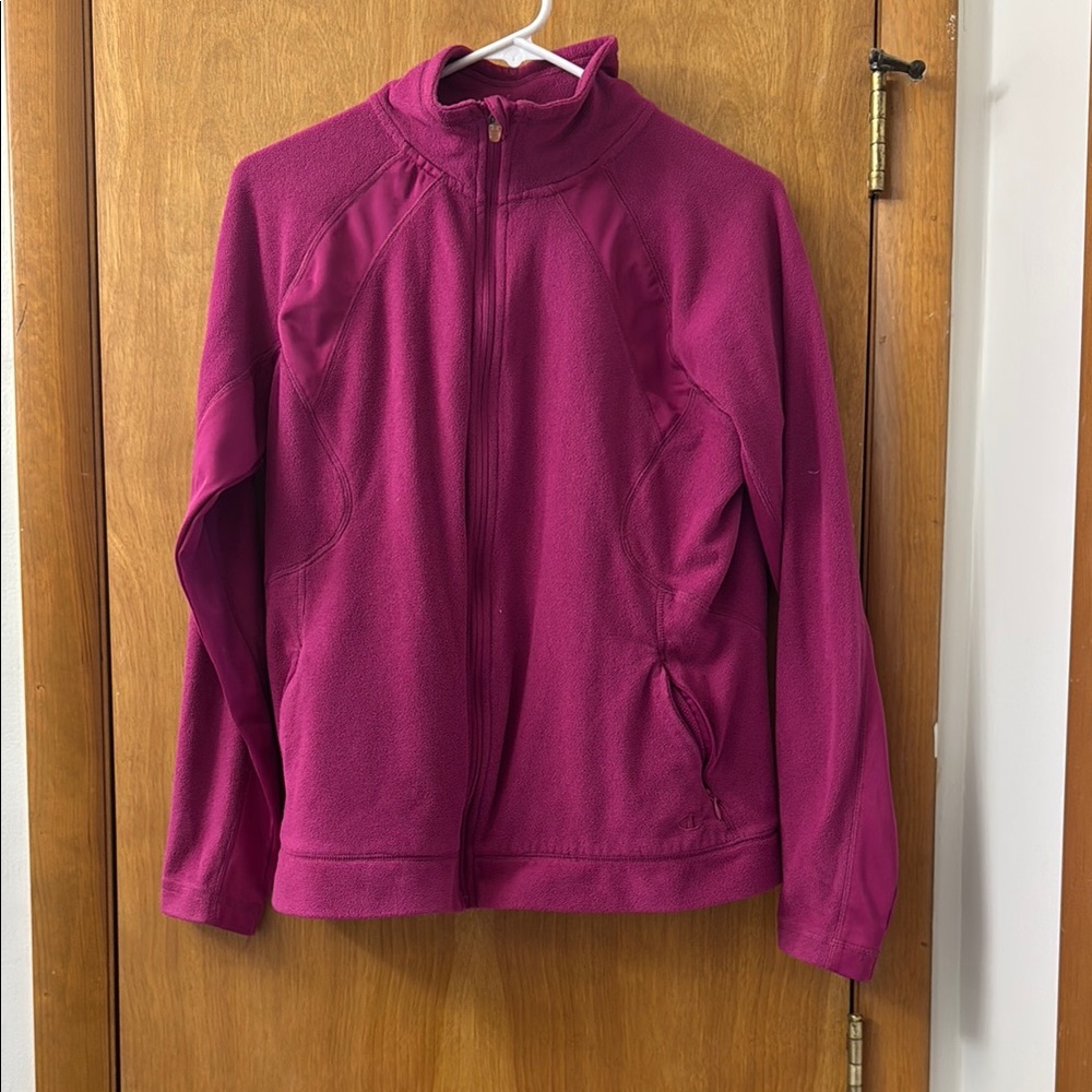 Magenta Full-Zip Jacket
